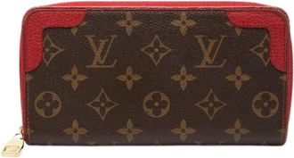 Louis Vuitton Pre-owned Wallets, female, Brown, Size: ONE SIZE Pre-owned Zippy Wallet Retiro Monogram Long Wallet