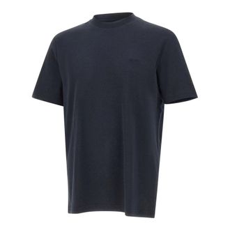 HUGO BOSS Tops, Heren, Blauw, S, Katoen, T-shirt