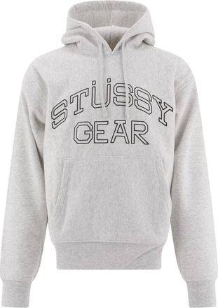 Stüssy Hoodies & sweatvesten, Heren, Grijs, S, Katoen, Gear Hoodie