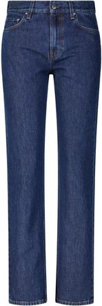 Toteme Straight-Fit Jeans - Dames - Regular Fit Jeans - Blauw - W27 L32 - Katoen - Jeans