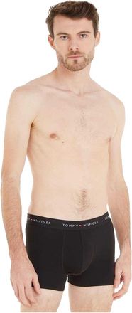 Tommy Hilfiger Klassieke boxershorts van katoenmix voor heren (set van 3) (Zwart/Grijs/Wit)