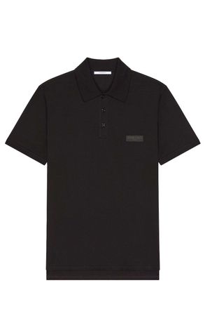 Givenchy BRANDED PIQUET POLO Size: XXL, colour: BLACK