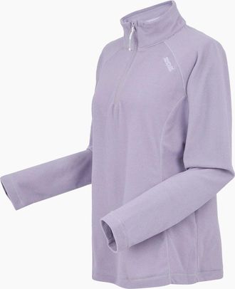 Regatta Womens Regatta Great Outdoors Womens/Ladies Montes Half Zip Fleece Top - Purple - Size: 18