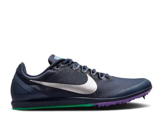 Nike Mens Zoom Rival D 10 Sneakers In Obsidian Wild Berry
