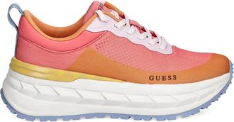 Guess Co Runit lace-up sneakers - women - Polyester/Polyurethane/Polyester/Rubber - 36 - Pink