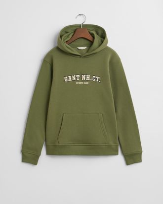 GANT Teens Graphic Hoodie (134/140) OLIVE GREEN