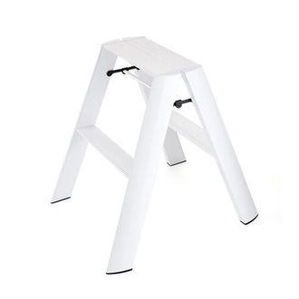 Metaphys Lucano 2 Step Hockerleiter, weiss