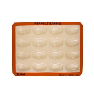 Silpat Perfect Non-Stick Madeleine Mold in Orange at Nordstrom