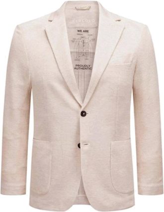 Circolo 1901 Cn4850 Cotton and Linen 2 Button Jacket - male - Circolo 1901 - Blazers - Pink - 2XL - Jackets