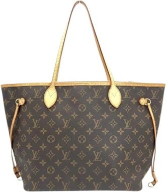 Louis Vuitton Pre-owned Canvas Tote Bag - Dames - Vintage Shopper - Bruin - ONE Size - Vintage