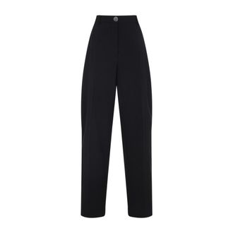 Sportmax High-Waisted Wide-Leg Trousers With Tailored Silhouette