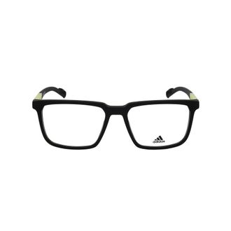 adidas Mens Black Geometric Eyeglass Frames SP5039