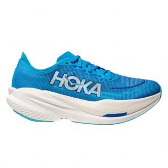 Hoka One One Mens Mach X 2 Running Shoes In Skyward Blue/electric Cobalt