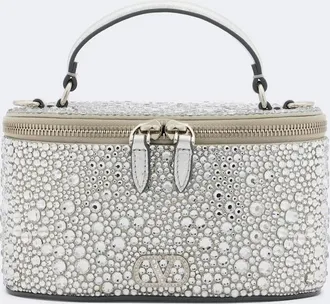 Valentino Garavani VLogo Small embellished vanity bag