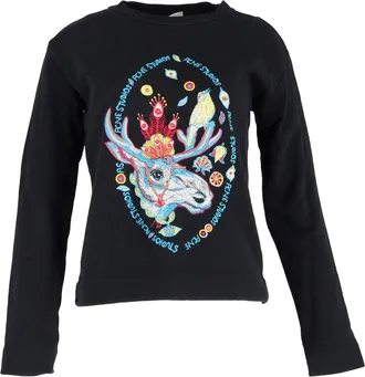 Acne Studios Oslavi Sweater in Black Cotton