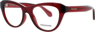 Ferragamo Demo Cat Eye Ladies Eyeglasses SF2989 616 51