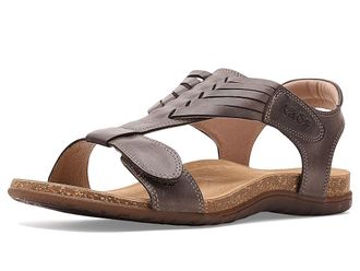 Taos Footwear Wonderful Womens Sandals Mocha : 10 M, Leather/Rubber/Suede