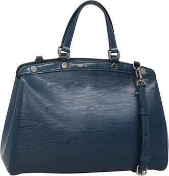 Louis Vuitton Blair Epi Leather Blue Leather Bag (Pre-Owned)