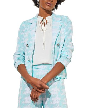Ming Wang Ming Wang Lapel Collar Knit Jacket