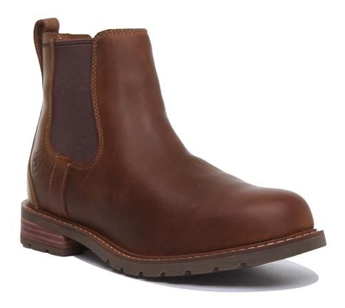 Bottes De Travail Ariat Impact II - Taille US 9.5 EE (Large) - Marron Cuir - Style Western - Occasion TB