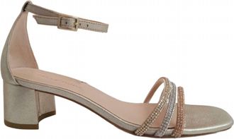 Pelle Moda Womens Waite Sandals In Metallic