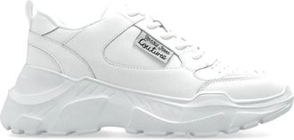Versace Jeans Couture Sneakers con applicazione logo - Bianco