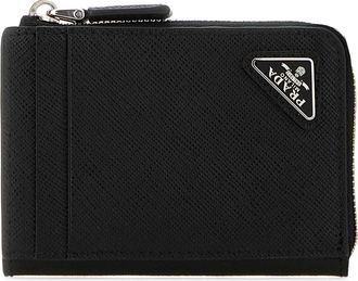 Prada Black Leather Card Holder