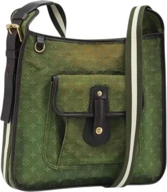 Louis Vuitton Pre-owned Cross Body Bags, female, Green, Size: ONE SIZE Pre-owned Monogram Mini Canvas Shoulder Bag