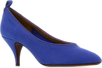 Versace Womens Fabric Pump Blue