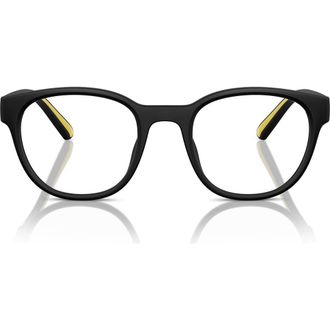 Ferrari 50mm Small Phantos Optical Glasses in Matte Black /Demo Lens at Nordstrom