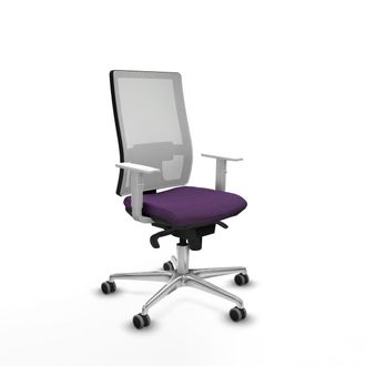 Piqueras y Crespo Silla De Oficina Piqueras Y Crespo Moderna Violeta Aluminio