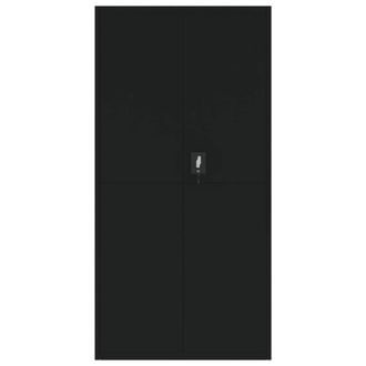 Berkfield Home Durable File Cabinet Black 90x40x180 cm Steel | Size: 90 x 40 x 180 cm