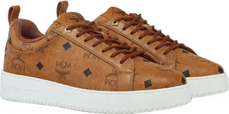 MCM Womens Neo Terrain Lo Sneakers in Visetos in Cognac at Nordstrom, Size 37