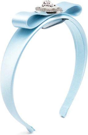 Versace Cerchietto con fiocco - Blu