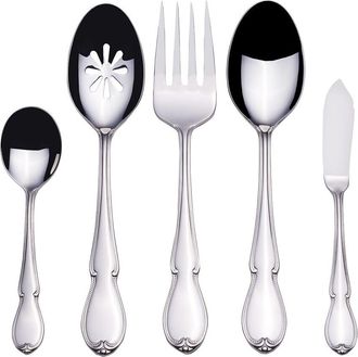Mikasa Marseille 65Pc 18/10 Stainless Steel Flatware Set, Service For 12