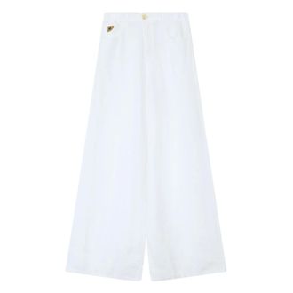 Lois Wide Trousers, female, White, Size: W25 Marlene Wide-Leg Trousers