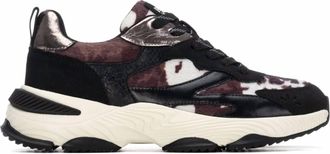 Refresh Womens Casual Platform Sneakers In Black
