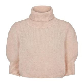 Americandreams Piro Pullover - Dames - Coltruien - Beige - XL - Wol - Truien & Vesten