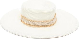 Eleventy Cappello da sole intrecciato - - Accessories - Donna - Beige - M