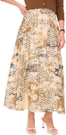 Halogen Elastic Waist Full Skirt in Tobacco Brown at Nordstrom Rack, Size X-Large