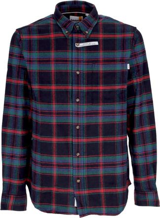 Timberland Geruit Flanellen Overhemd - Heren - Casual Overhemden - Veelkleurig - S - Katoen - Overhemden