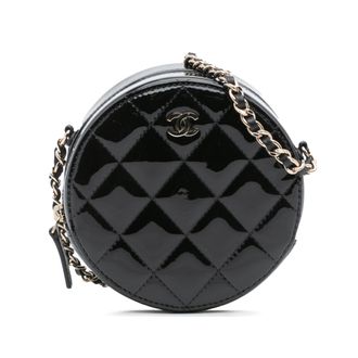 Chanel Gequilte Ronde Schoudertas