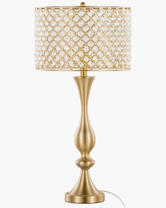 LumiSource Topaz 27In Metal Table Lamp