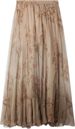 Mes Demoiselles... Gigi Skirt - Dames - Maxi Rokken - Veelkleurig - 2XS - Katoen - Rokken