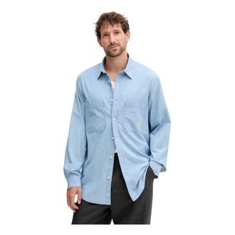 A|X Armani Exchange Hombre, Camisas, Azul, Talla: S