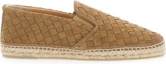 Castaner Espadrillas in pelle di vitello scamosciata con suola in gomma