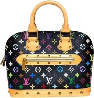 Louis Vuitton Pre-owned Monogram Multicolor Alma Handbag - Dames - Vintage Handtas - Veelkleurig - ONE Size - Vintage