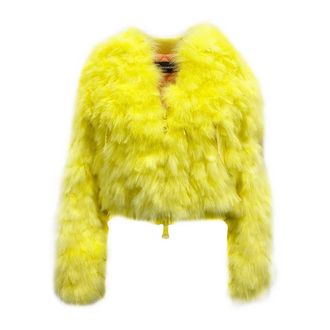 Dsquared2 Dames, Jassen, Geel, Maat: XS Polyamide