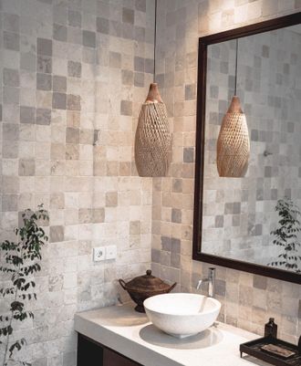 OEM L&aacute;mpara De Madera, Oblonga, Natural