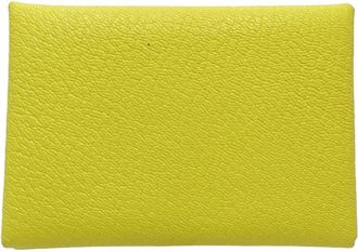 Herm&egrave;s Leather Coin Purse/Coin Case (Pre-Owned)